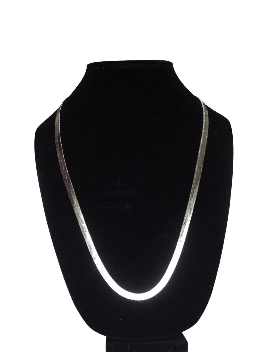 Long Herringbone Necklace