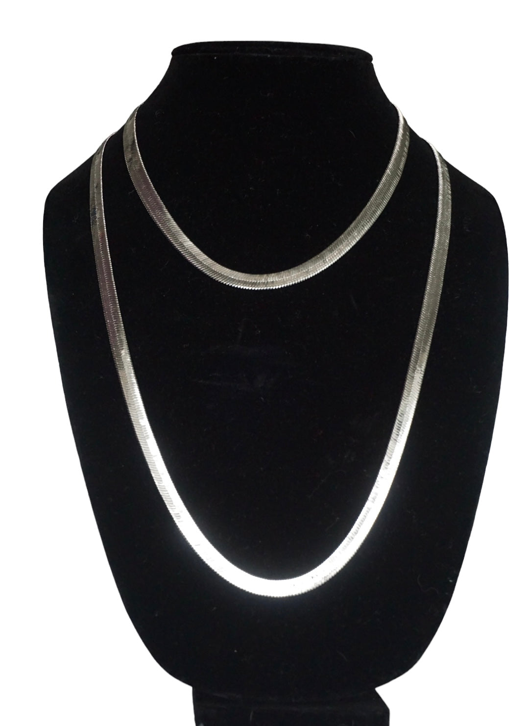 Long Herringbone Necklace